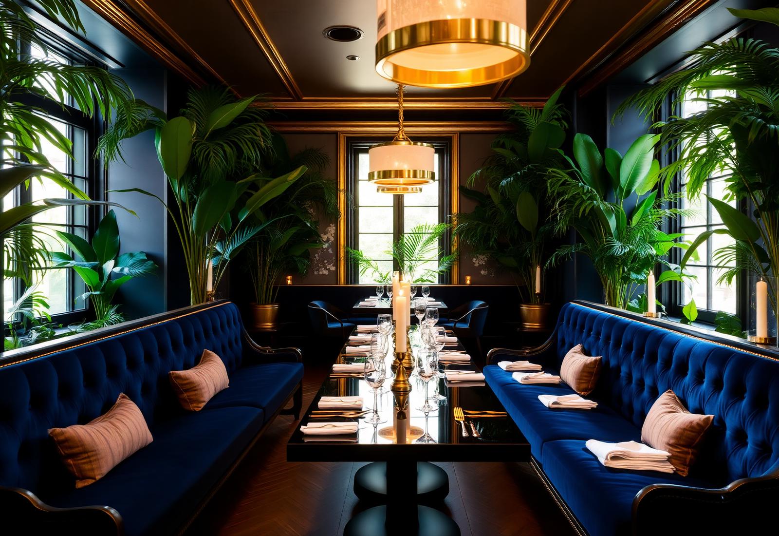 Private dining room at Palms